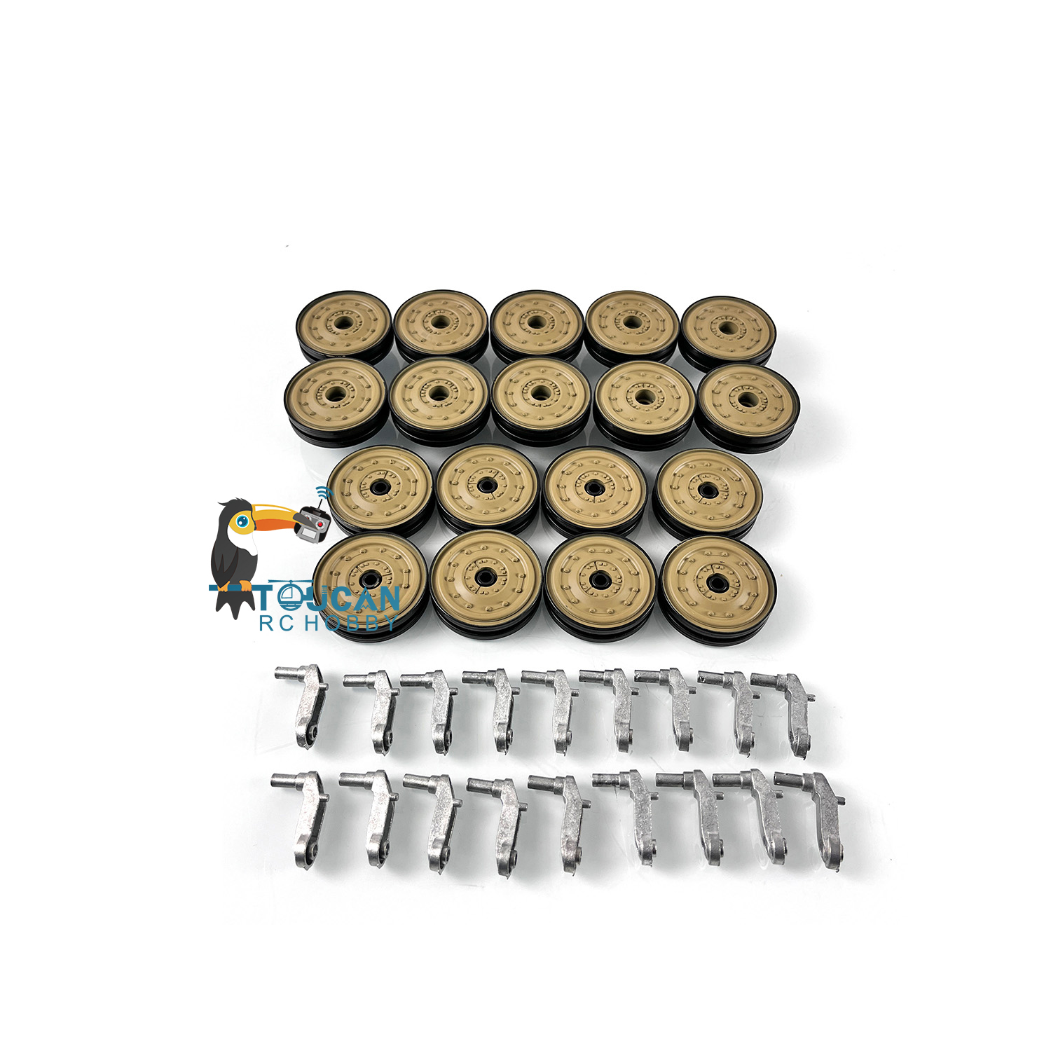 Rc Hobby Kings - RC Tank Plastic Road Wheels Metal