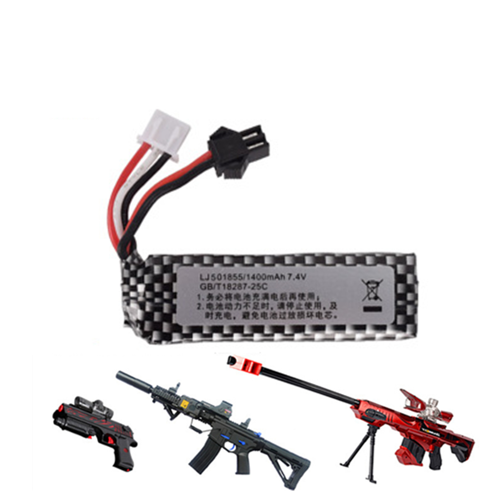 Rc Hobby Hub - 7.4v 1400mah 25C 501855 Lipo Battery