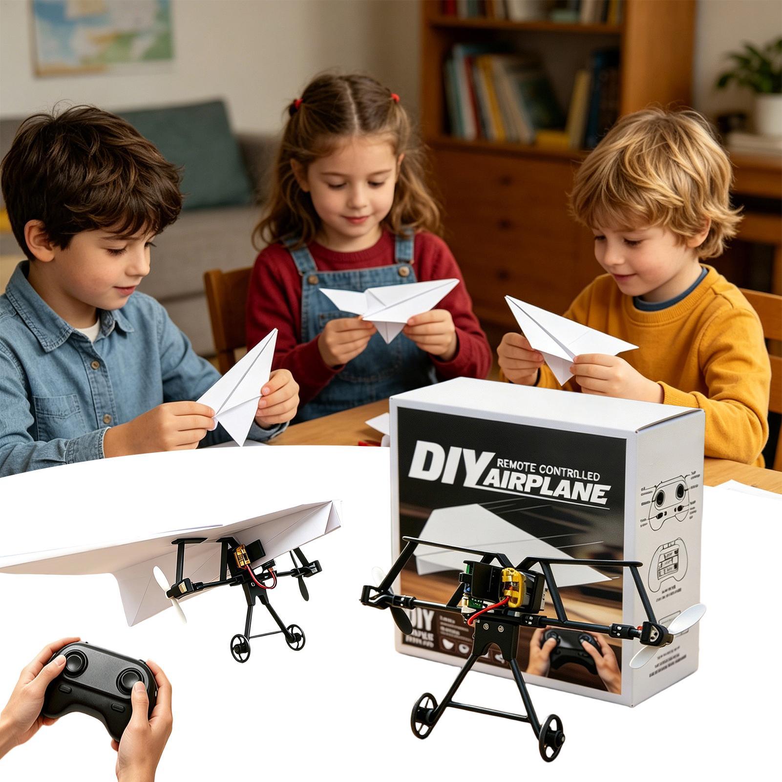 Rc Hobby Toys - DIY RC Paper Airplane Kit Plane