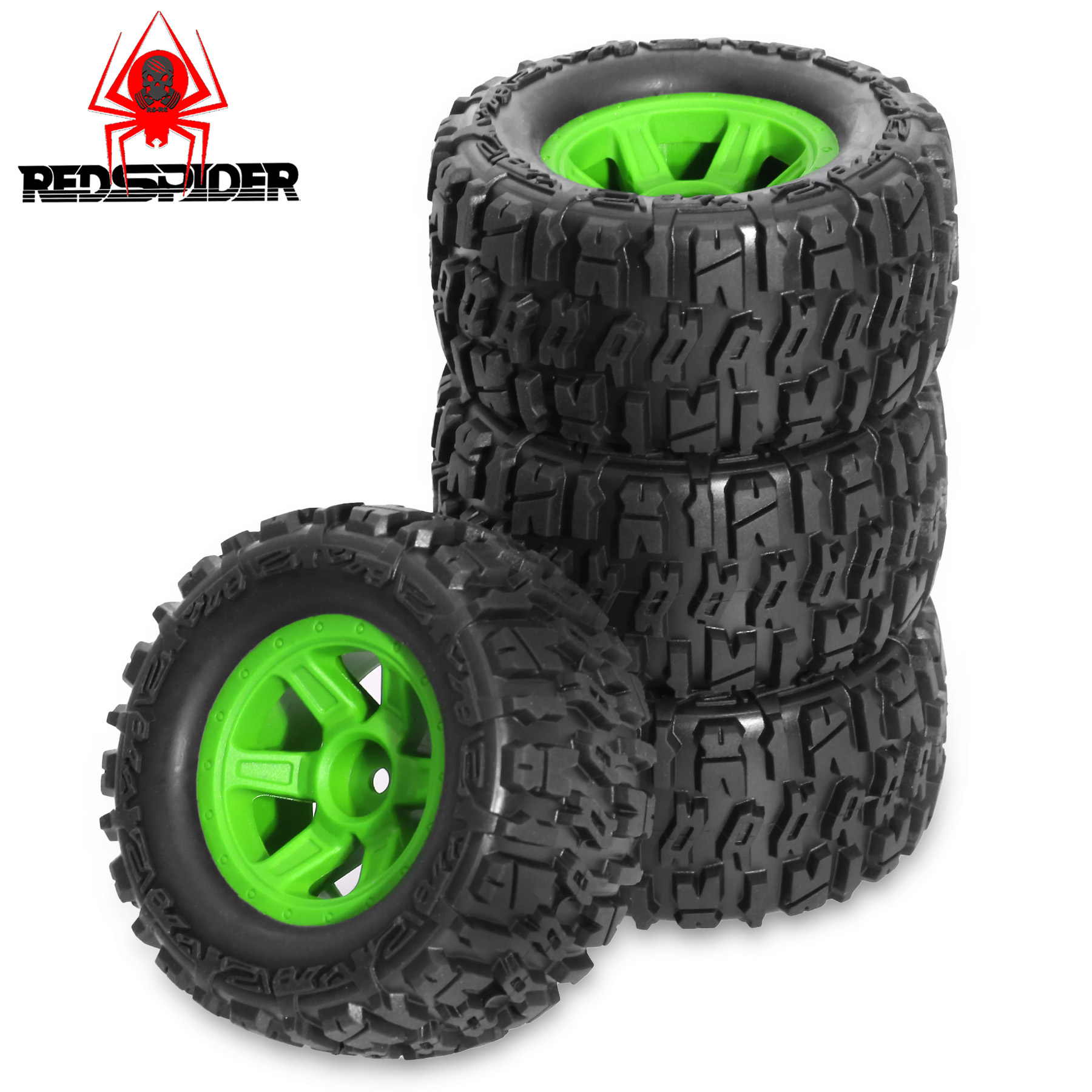 90mm Skidproof Rubber Wheel Ti - Rc Truck Monster recension och pris
