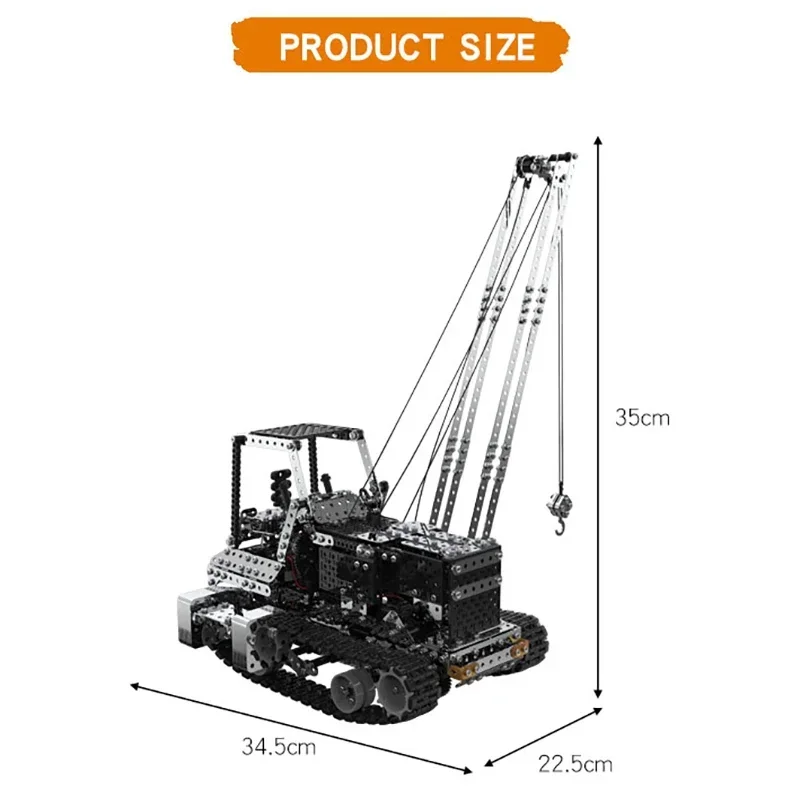 DIY Metal RC Crane Electric Ho - Rc Hobby Toys recension och pris