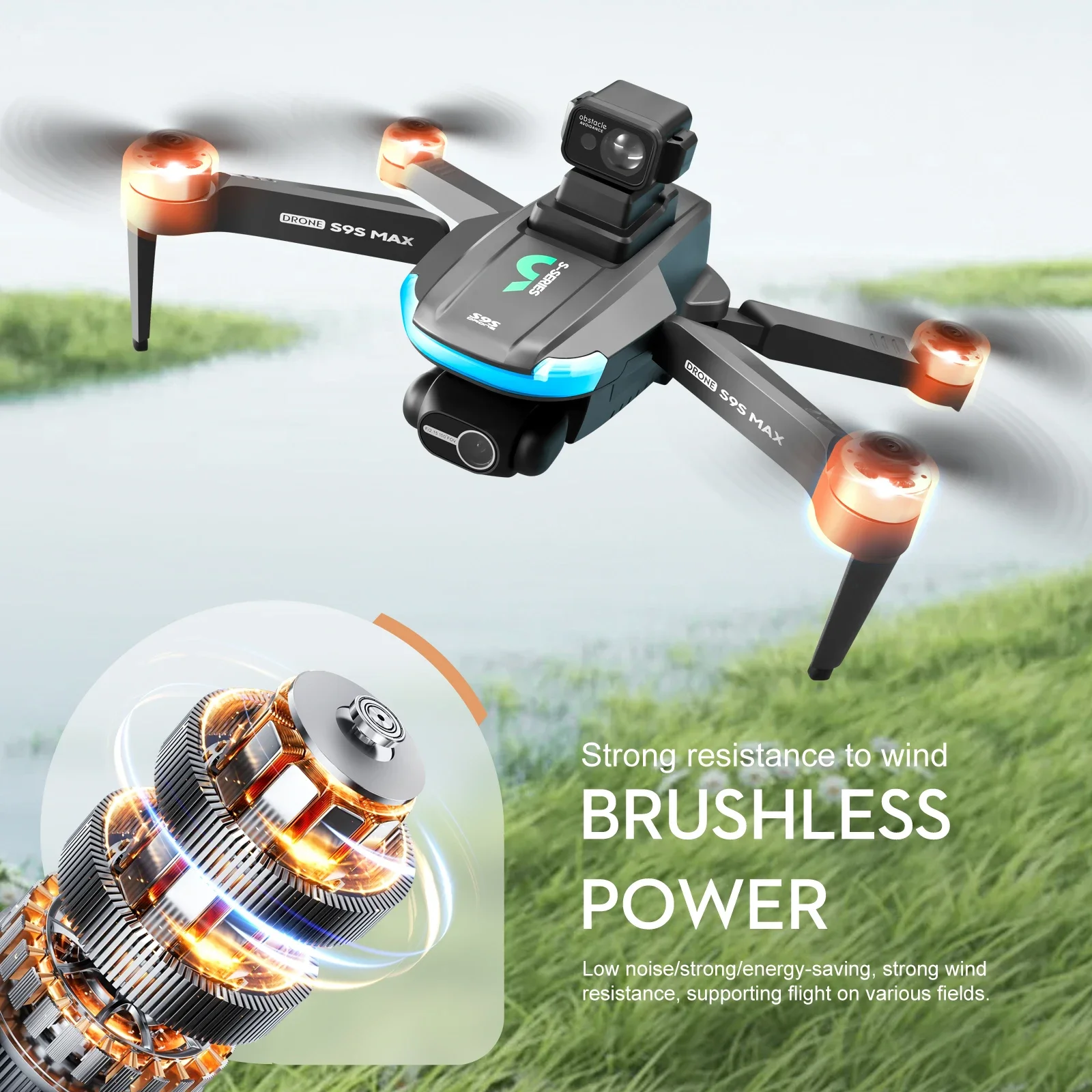 NEW S9S MAX MINI Drone 4K 2-Ax - Rc Hobby Wire recension och pris