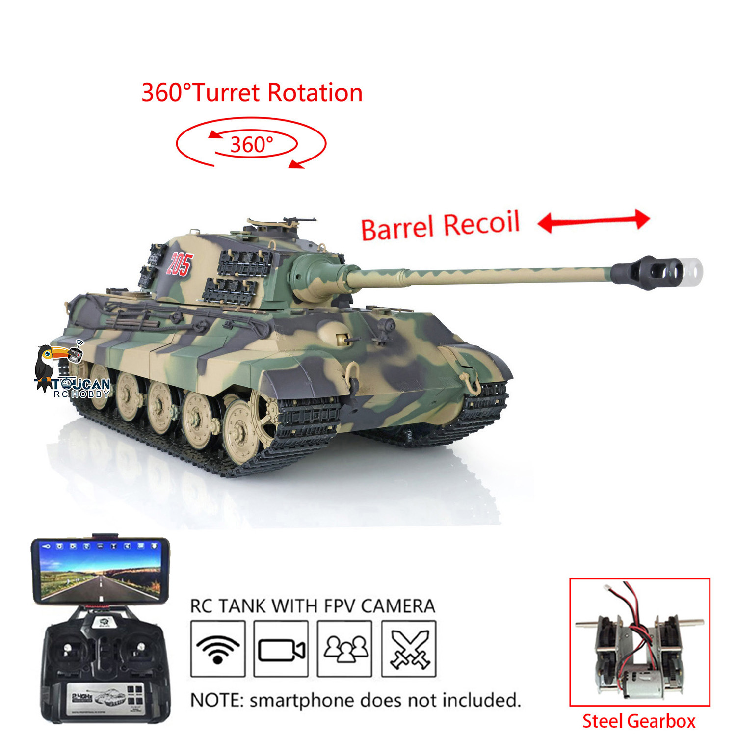 Toys Heng Long RC Panzer Tanks - Rc Hobby Kings recension och pris