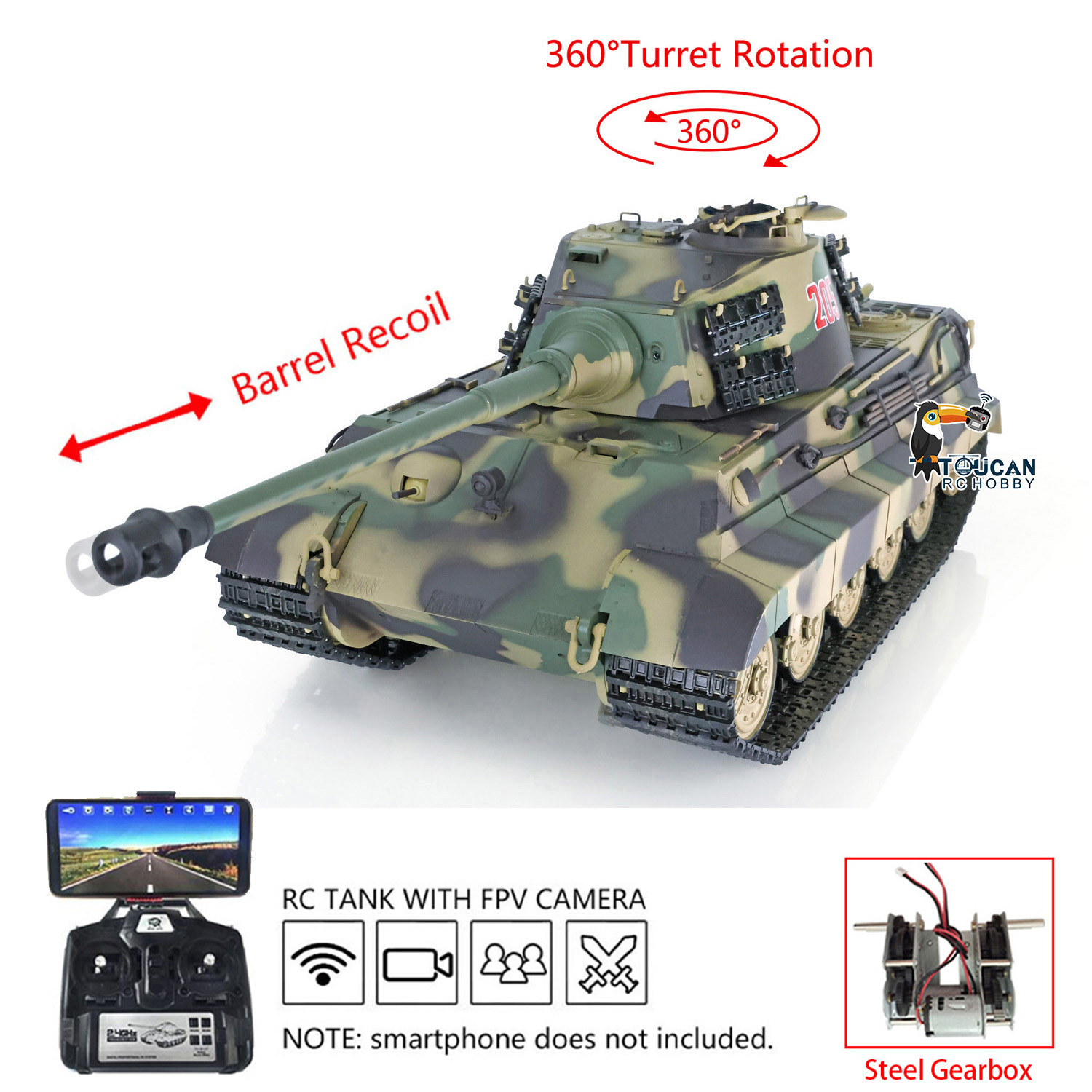 Toys Heng Long RC Panzer Tanks - Rc Hobby Kings recension och pris