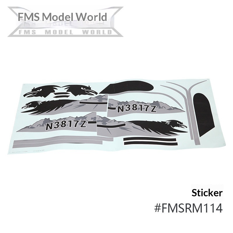 FMS RC Plane Decals For 1700mm - Rc Hobby Toys recension och pris