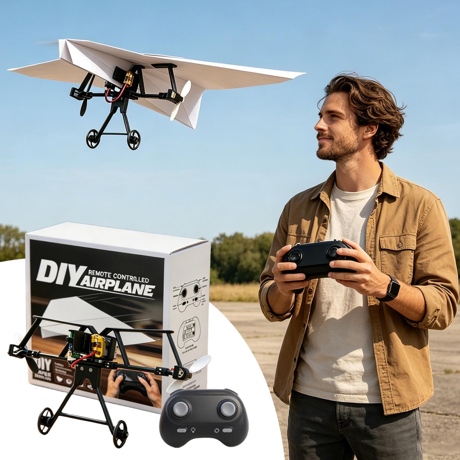 DIY RC Paper Airplane Kit Plan - Rc Hobby Toys recension och pris