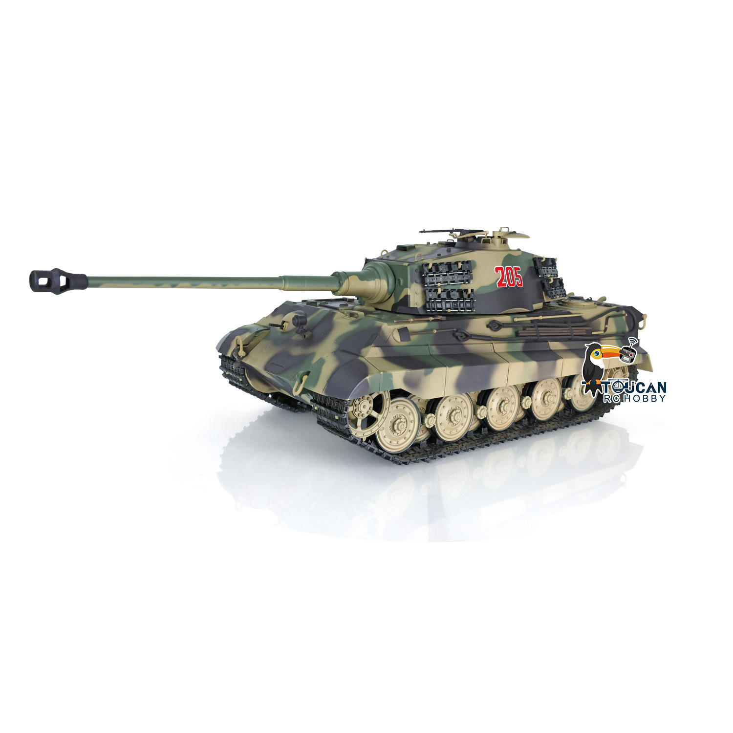 2.4G Heng Long 1/16 RTR RC Tan - Rc Hobby Kings recension och pris