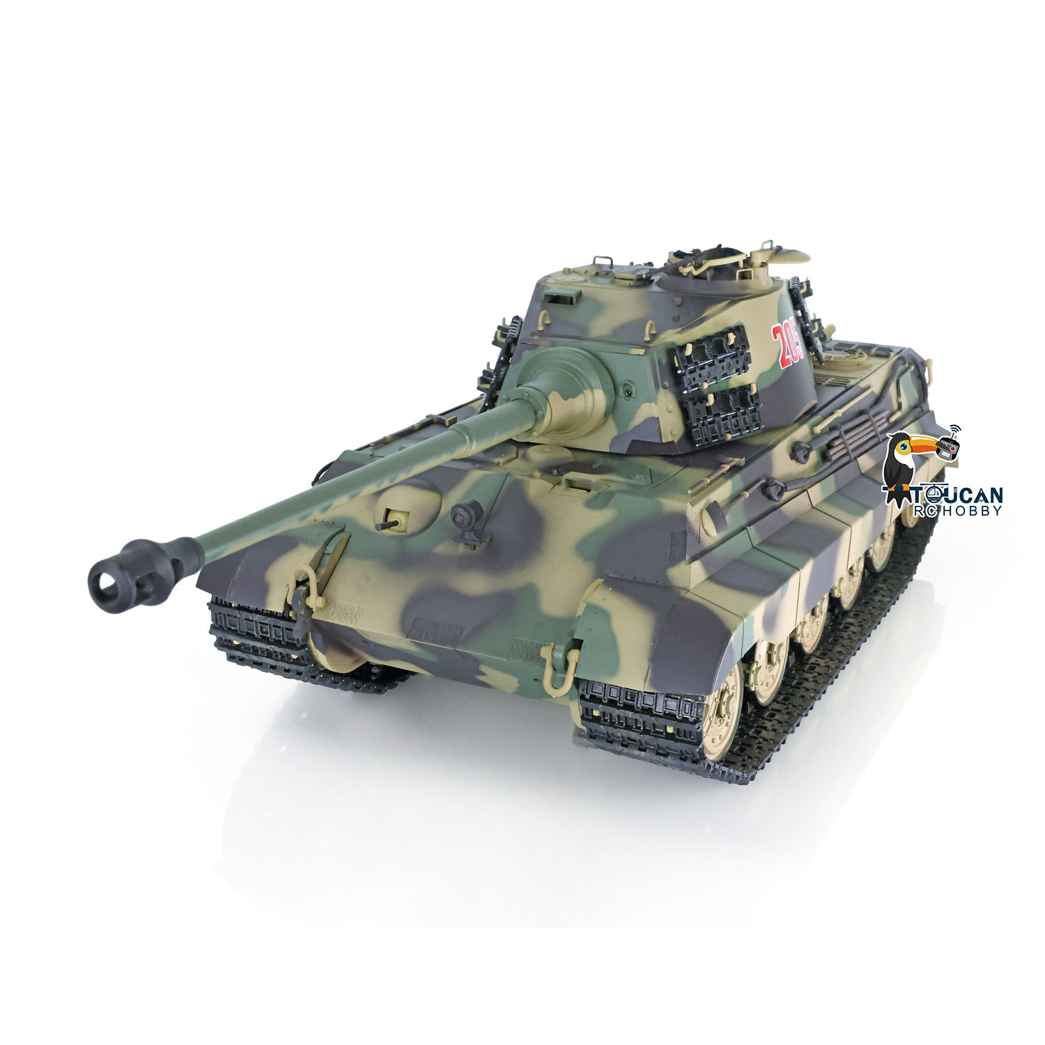 2.4G Heng Long 1/16 RTR RC Tan - Rc Hobby Kings recension och pris