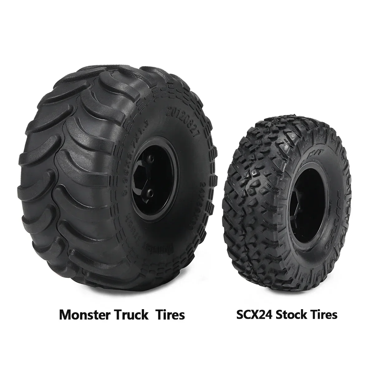 4pcs Monster Truck Tires with  - Rc Truck Monster recension och pris