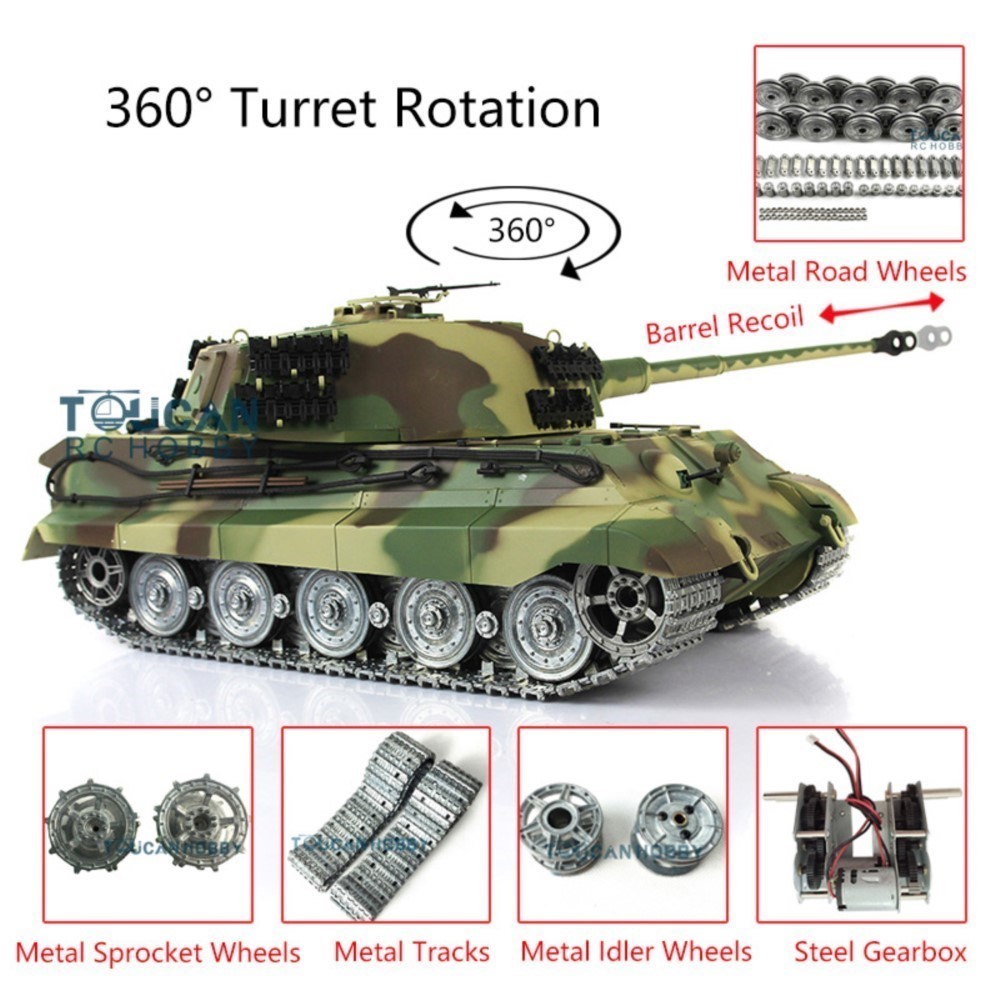 Heng Long 1/16 Scale 7.0 RC Ta - Rc Hobby Kings recension och pris