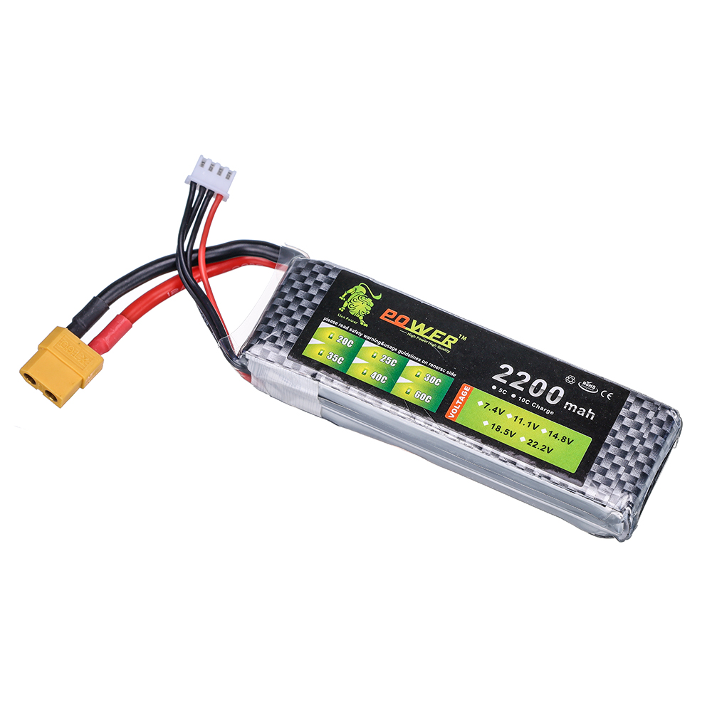 3S 11.1V 2200mAh 35C Lipo Batt - Rc Hobby Hub recension och pris