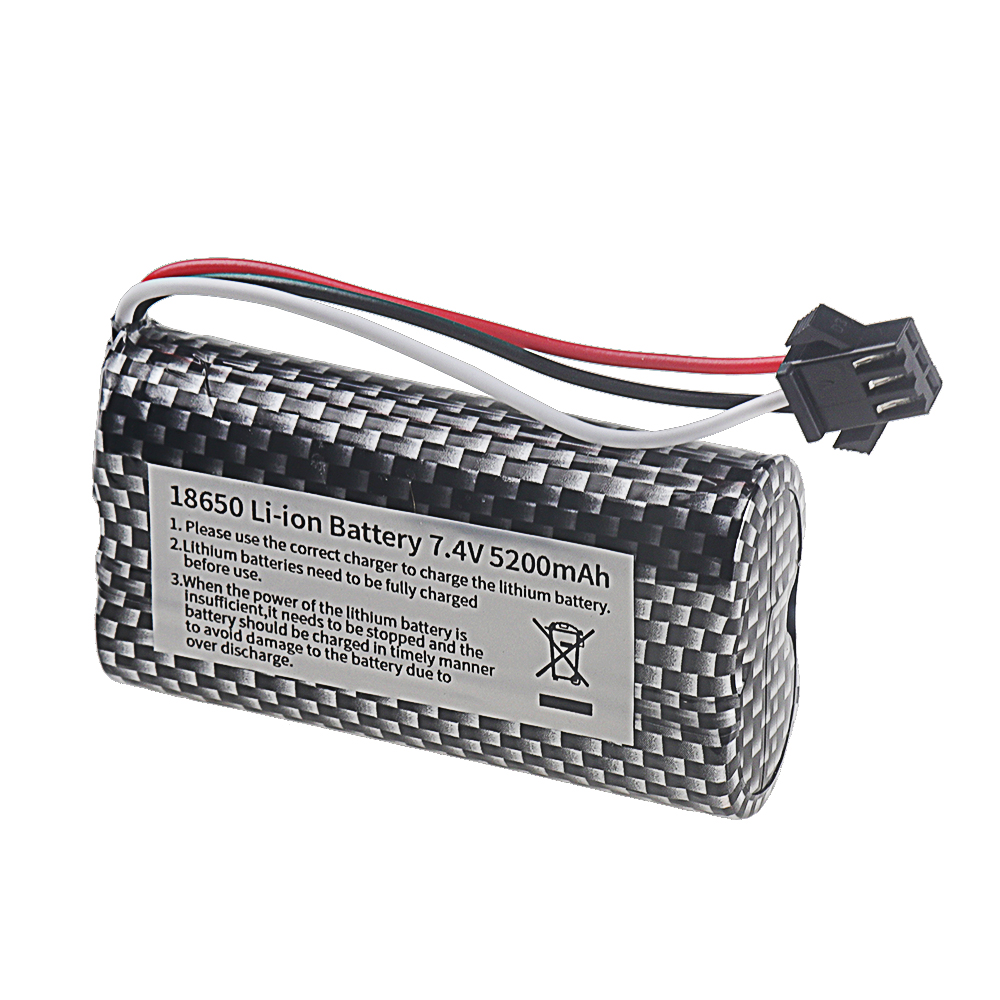 18650 Li-ion 7.4V 5200mAh Batt - Rc Hobby Hub recension och pris