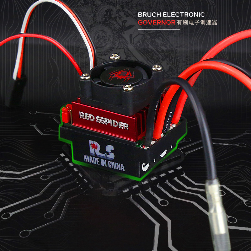 Red Spider 60A Brushed ESC, Du - Rc Truck Monster recension och pris