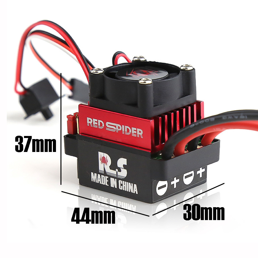 Red Spider 60A Brushed ESC, Du - Rc Truck Monster recension och pris