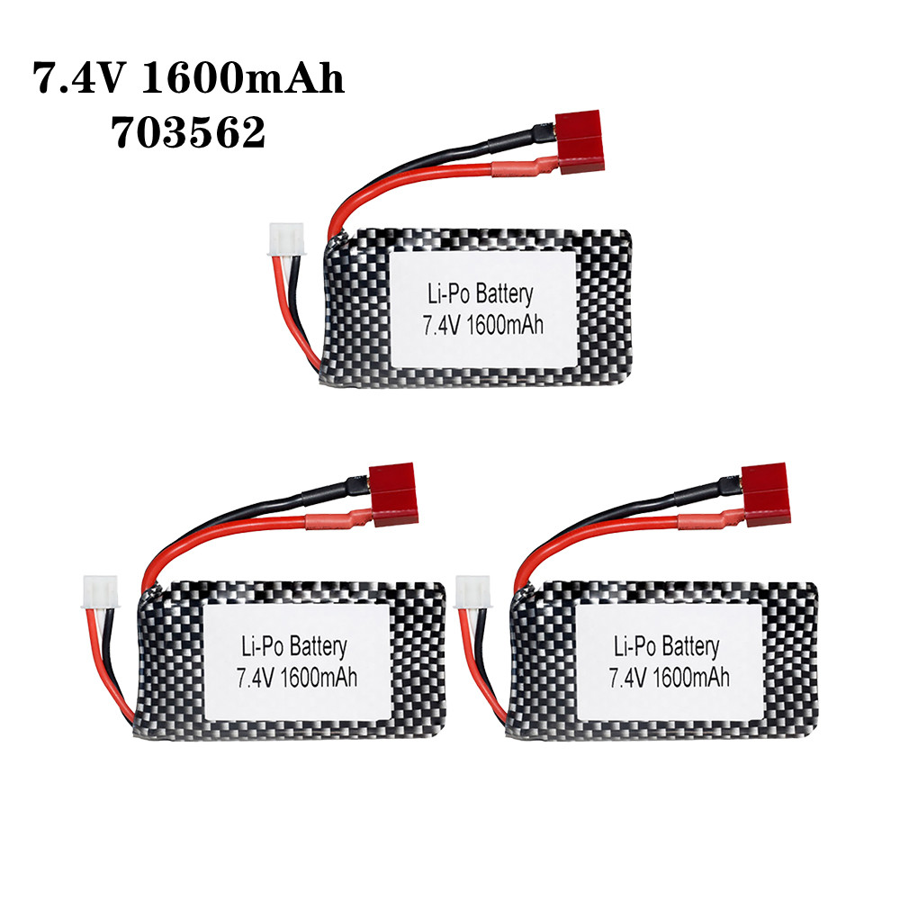 1/2/3pcs/Lot 7.4v 1600mah 7035 - Rc Hobby Hub recension och pris