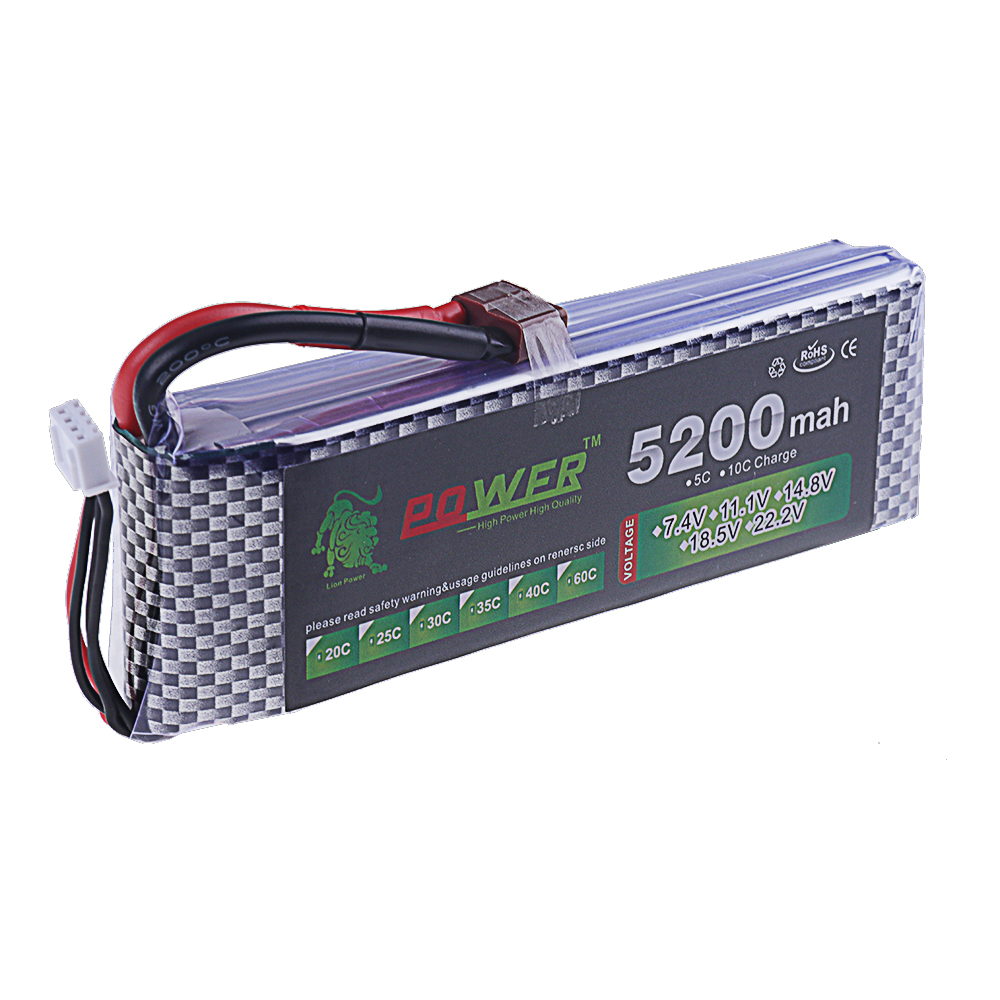 3S Lipo Battery 11.1V 5200mah  - Rc Hobby Hub recension och pris
