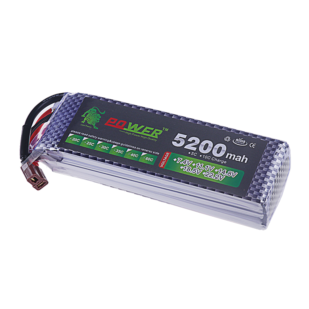 3S Lipo Battery 11.1V 5200mah  - Rc Hobby Hub recension och pris