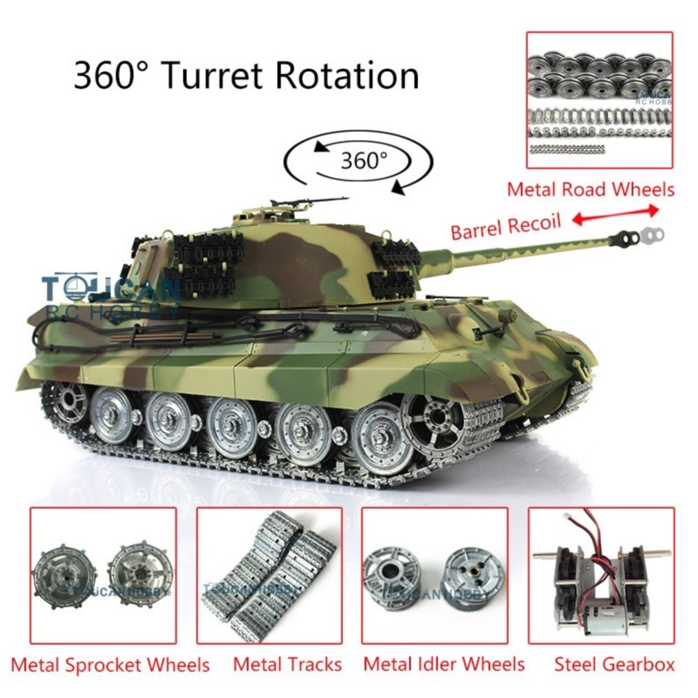US Sale Henglong 1/16 7.0 Cust - Rc Hobby Kings recension och pris